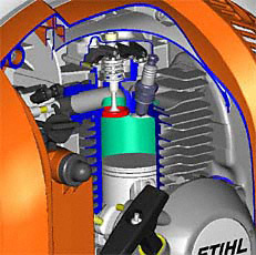 STIHL 4-MIX engine